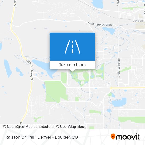 Ralston Cr Trail map