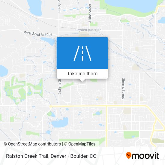 Ralston Creek Trail map