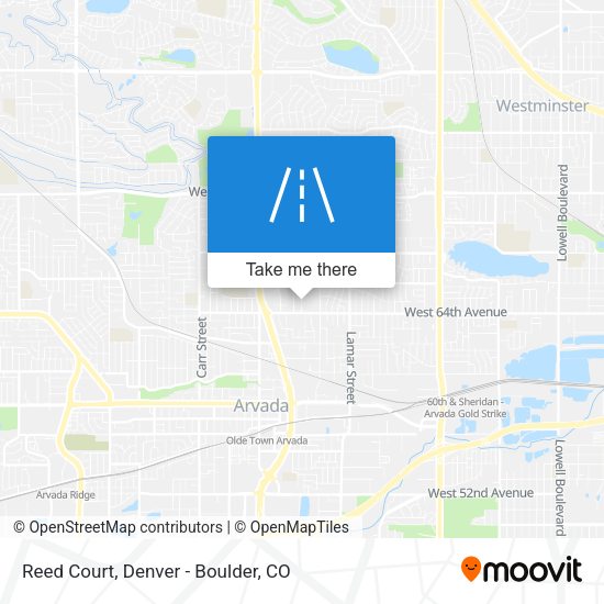 Mapa de Reed Court