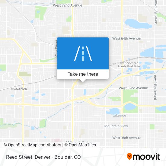 Mapa de Reed Street
