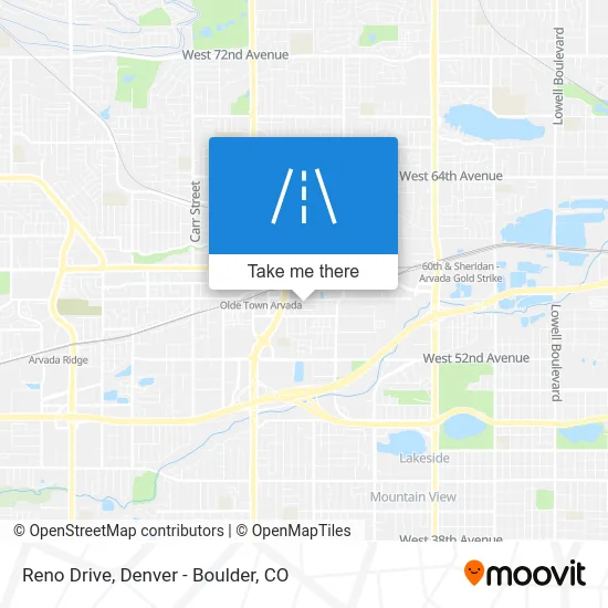 Reno Drive map