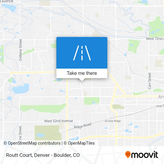 Mapa de Routt Court