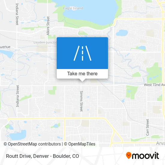 Routt Drive map