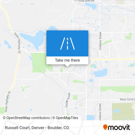 Mapa de Russell Court