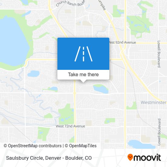 Saulsbury Circle map