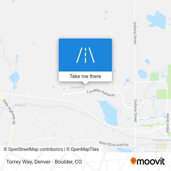 Torrey Way map