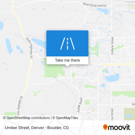Mapa de Umber Street
