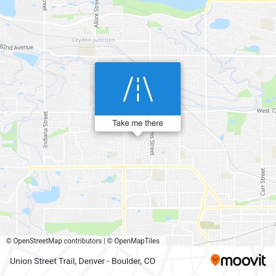Mapa de Union Street Trail