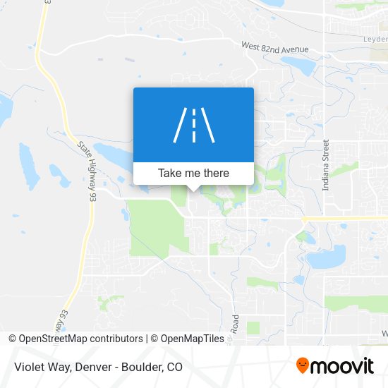Mapa de Violet Way