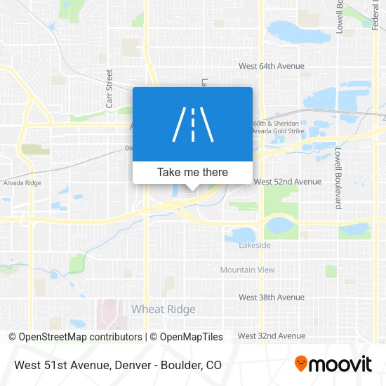 Mapa de West 51st Avenue