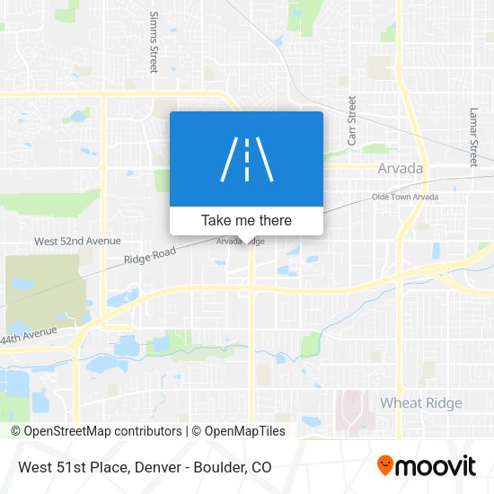 Mapa de West 51st Place