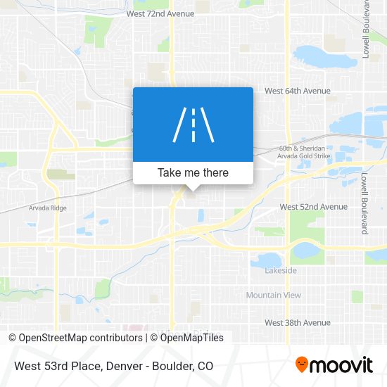 Mapa de West 53rd Place