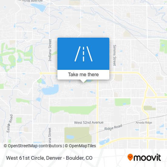 Mapa de West 61st Circle