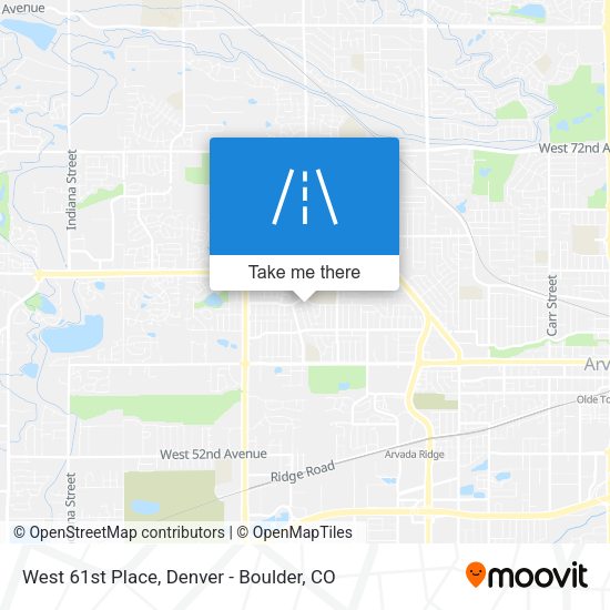 Mapa de West 61st Place