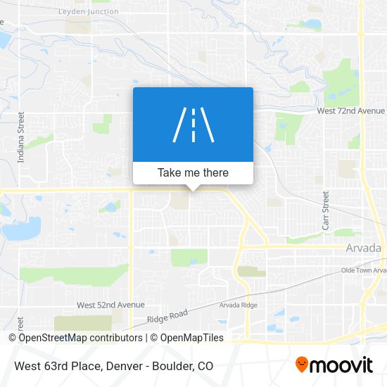 Mapa de West 63rd Place