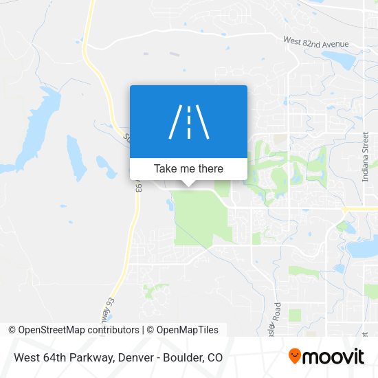 Mapa de West 64th Parkway