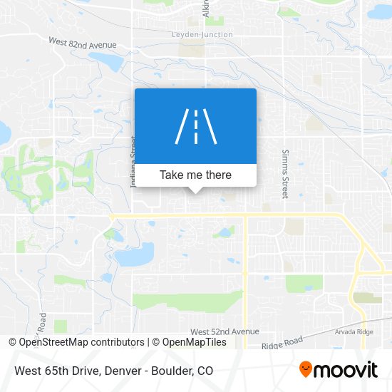 Mapa de West 65th Drive