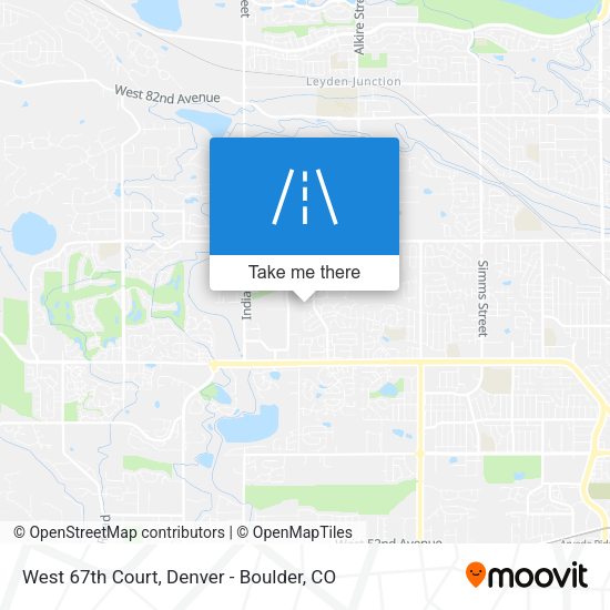 Mapa de West 67th Court