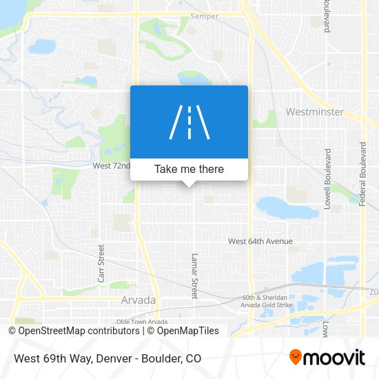 Mapa de West 69th Way