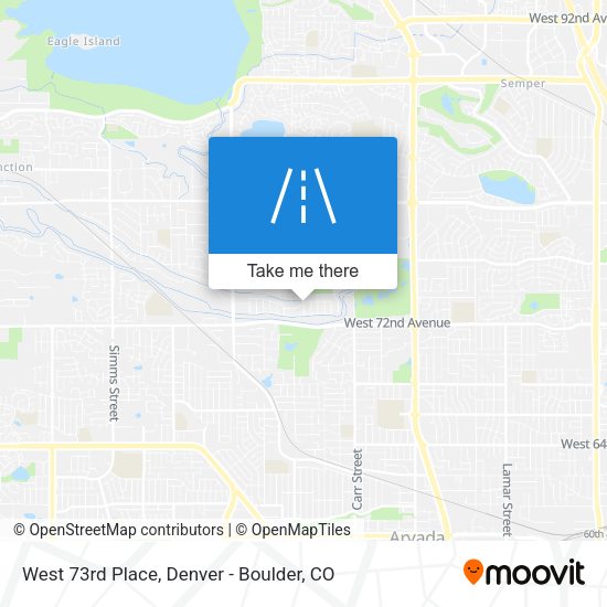 Mapa de West 73rd Place