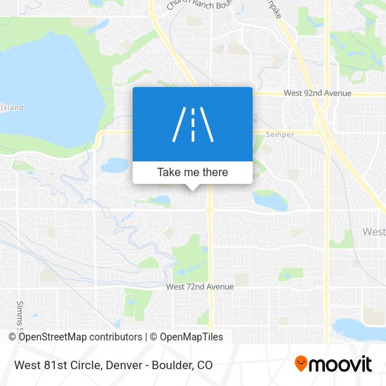 Mapa de West 81st Circle