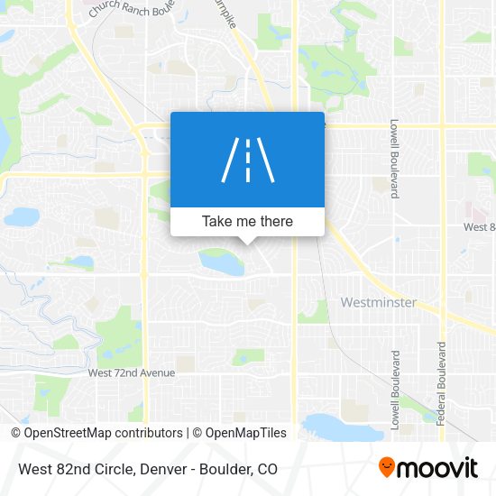 West 82nd Circle map