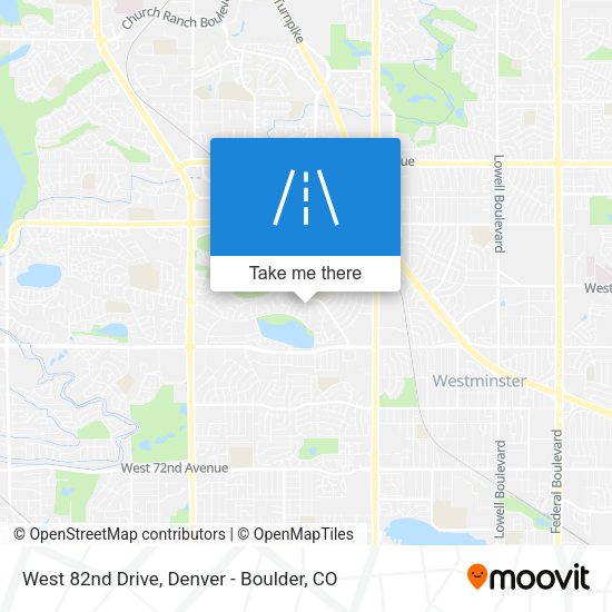 West 82nd Drive map