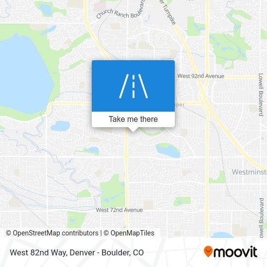 West 82nd Way map
