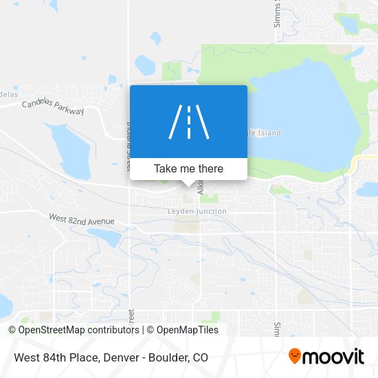Mapa de West 84th Place