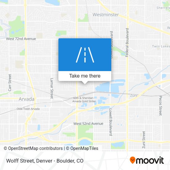 Mapa de Wolff Street