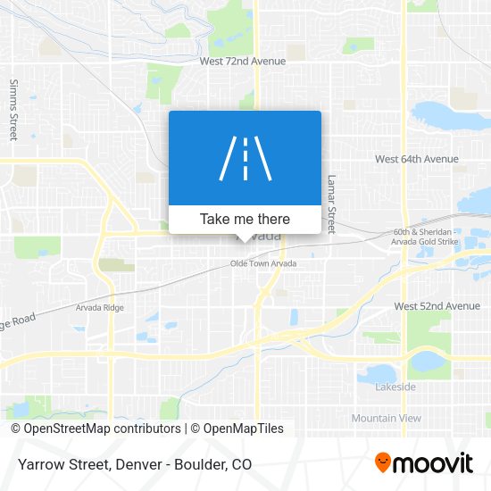 Mapa de Yarrow Street
