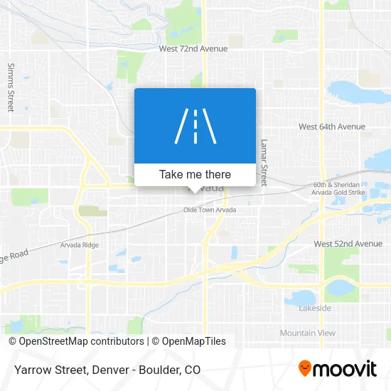 Yarrow Street map