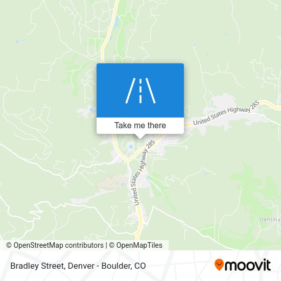 Bradley Street map