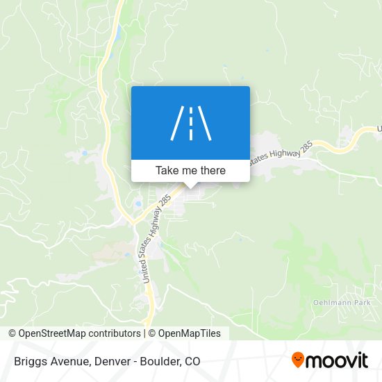 Briggs Avenue map