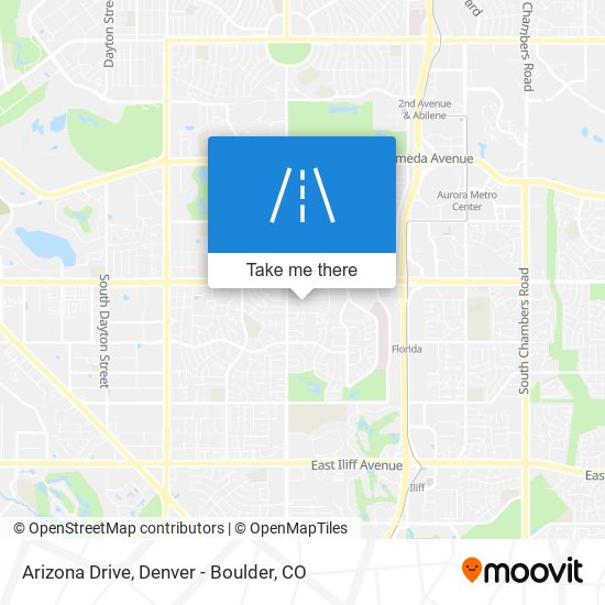 Arizona Drive map