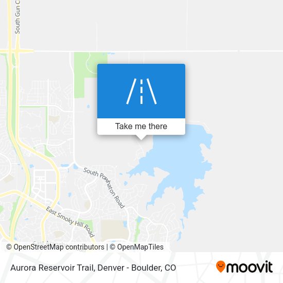 Mapa de Aurora Reservoir Trail