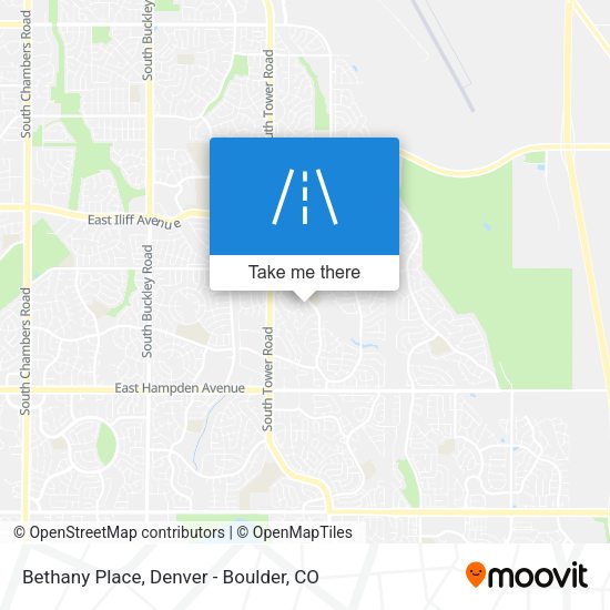 Bethany Place map