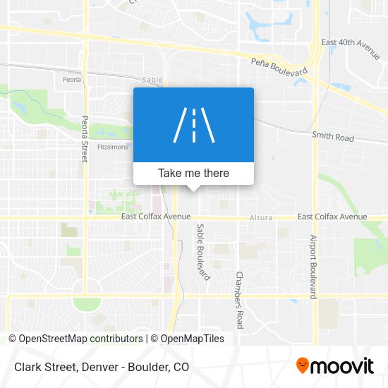 Clark Street map