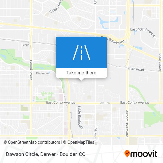 Mapa de Dawson Circle