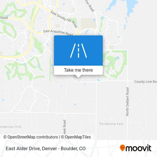 East Alder Drive map