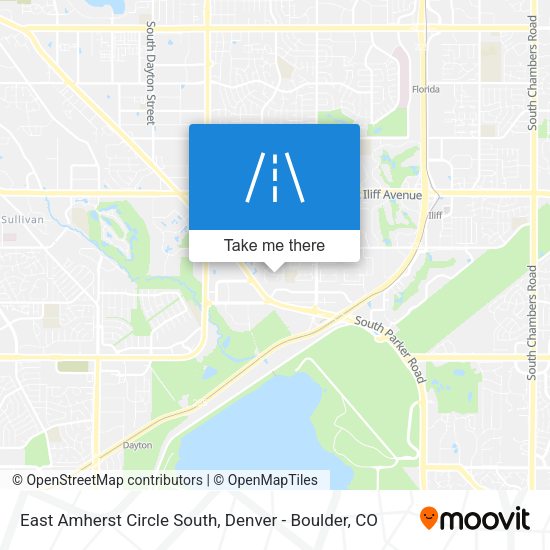 Mapa de East Amherst Circle South