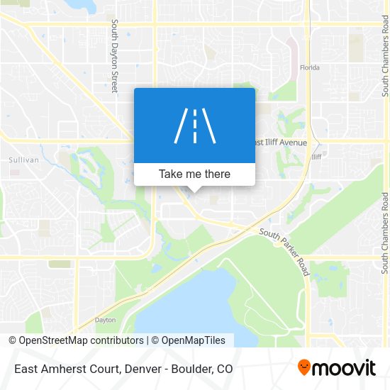 Mapa de East Amherst Court