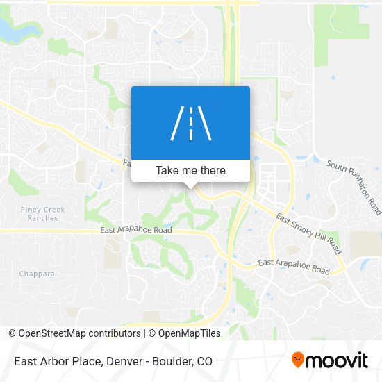 Mapa de East Arbor Place