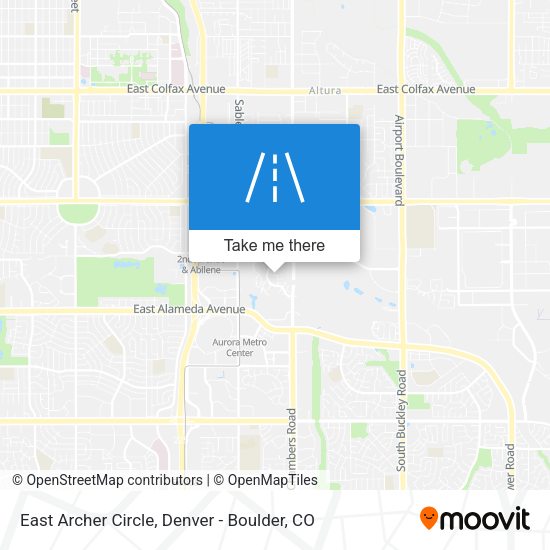 Mapa de East Archer Circle