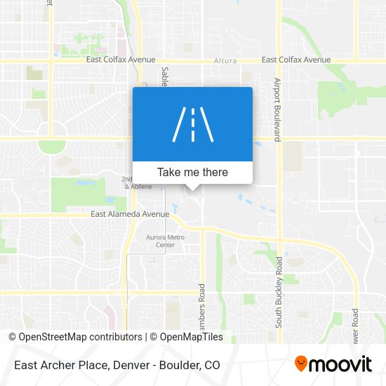 Mapa de East Archer Place