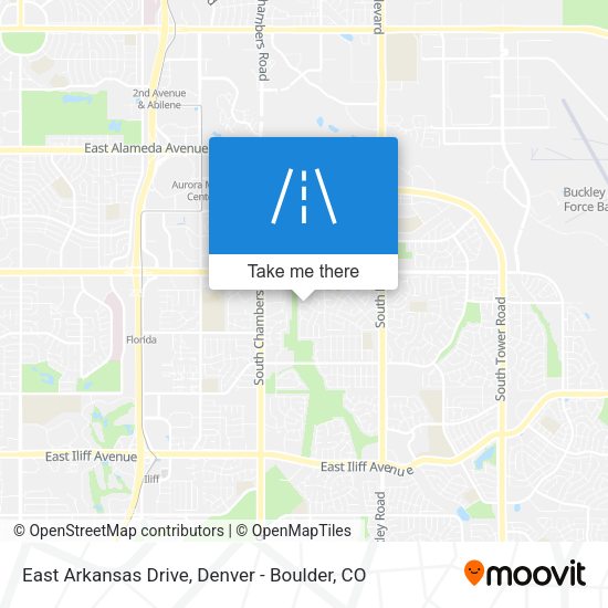 Mapa de East Arkansas Drive