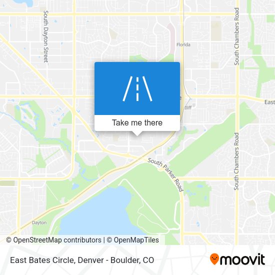 Mapa de East Bates Circle