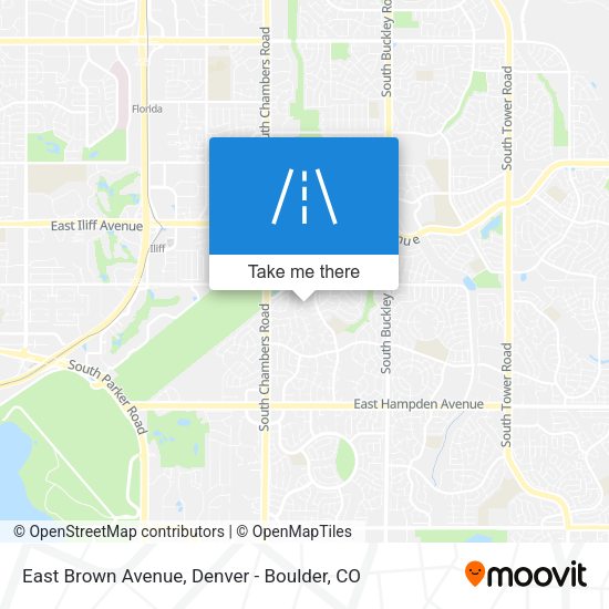 Mapa de East Brown Avenue