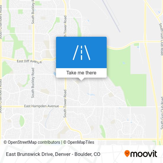 Mapa de East Brunswick Drive