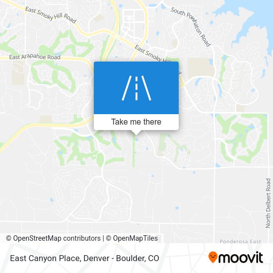 East Canyon Place map
